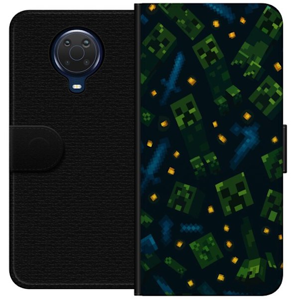 Nokia G20 Plånboksfodral Minecraft Dungeons Mob