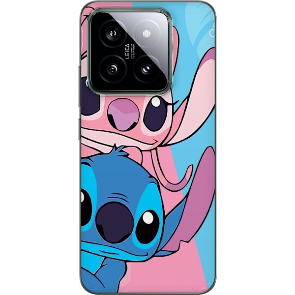 Xiaomi 14 Gjennomsiktig deksel Stitch & Angel