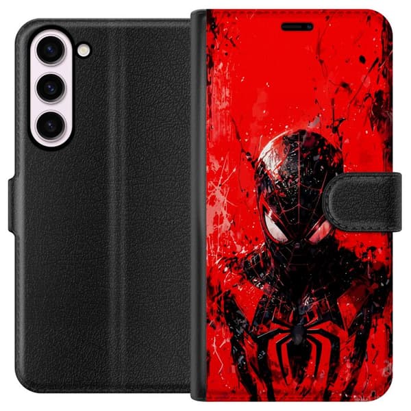 Kompatibelt Plånboksfodral till Samsung Galaxy S23+ Spider Man