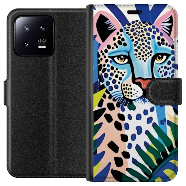 Xiaomi 13 Lommeboketui Levende Leopard