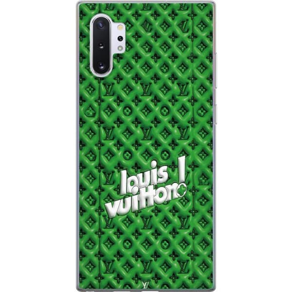 Kompatibelt Mobildeksel til Samsung Galaxy Note10+ Inspirert grønt monogram med logo grønn