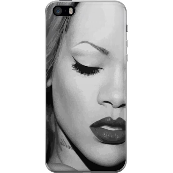 Apple iPhone 5s Läpinäkyvä kuori Rihanna – Aesthetic Edit