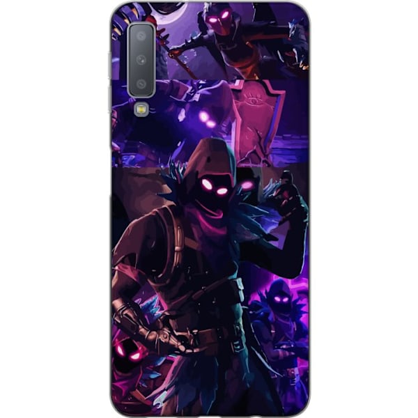 Samsung Galaxy A7 (2018) Gennemsigtig cover Fortnite Raven