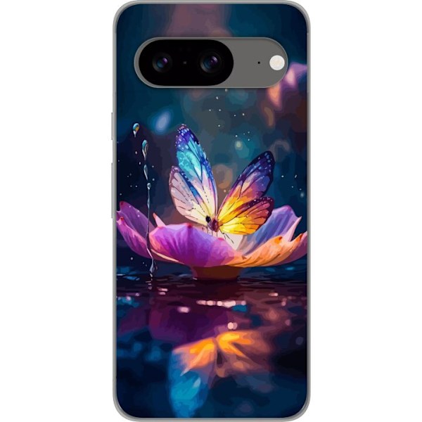 Google Pixel 8 Gjennomsiktig deksel Butterfly