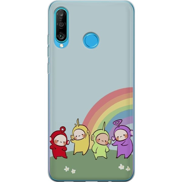 Huawei P30 lite Gennemsigtig cover Teletubbies