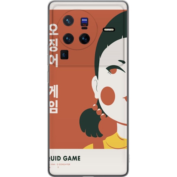 vivo X80 Pro Gennemsigtig cover Squid Game