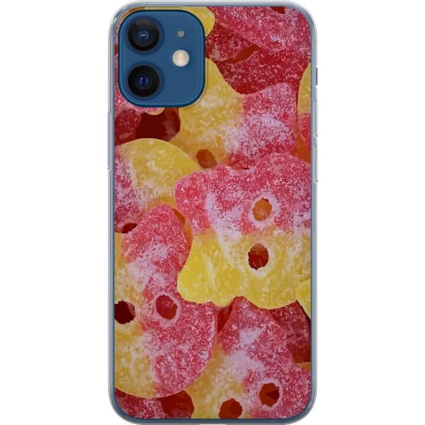 Kompatibelt Mobilskal till Apple iPhone 12 mini BUBS Raspberry | Blueberry