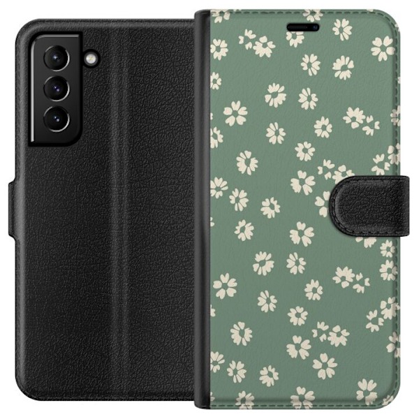 Samsung Galaxy S21+ 5G Plånboksfodral Blomsterdröm – färgglatt blommönster