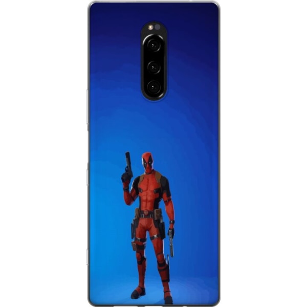 Sony Xperia 1 Gennemsigtig cover Fortnite - Spider-Man