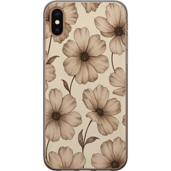 Apple iPhone XS Max Genomskinligt Skal Pastel Rush