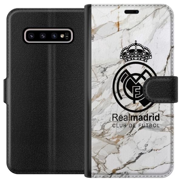 Kompatibelt Lommeboketui til Samsung Galaxy S10+ Real Madrid