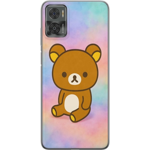 Motorola Moto E22i Läpinäkyvä kuori Kawaii Sanrio Rilakkuma