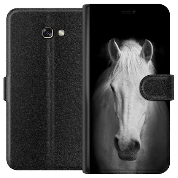 Samsung Galaxy A3 (2017) Tegnebogsetui Hvid Hest