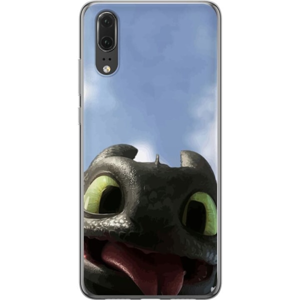 Huawei P20 Genomskinligt Skal How to Train Your Dragon (Draktränaren)