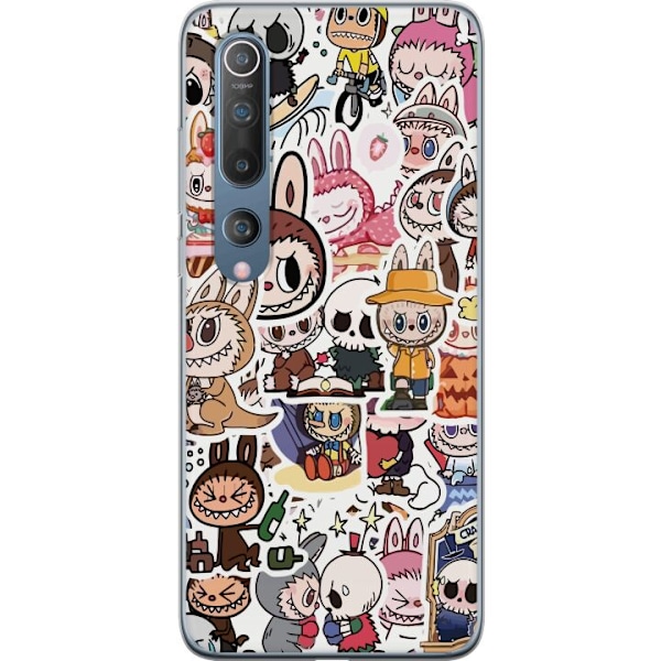 Xiaomi Mi 10 5G Läpinäkyvä kuori Labubu All-Stars – POP MART Erikoispainos