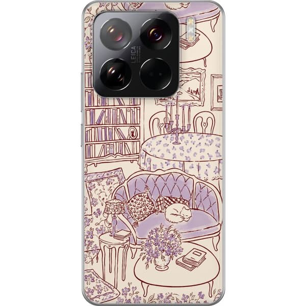 Kompatibelt Mobildeksel til Xiaomi 15 Pro Beige lesekrok beige