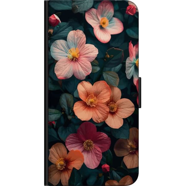 Kompatibelt Plånboksfodral till Samsung Galaxy A03s Blommor