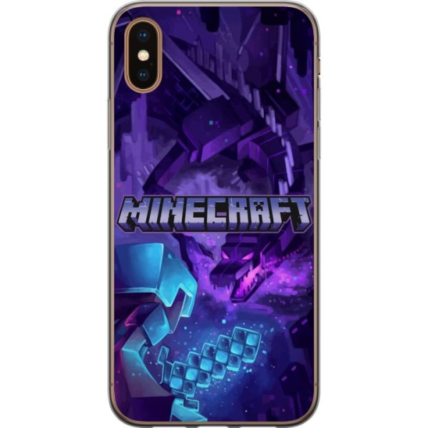 Apple iPhone XS Max Cover / Mobilcover - Minecraft
