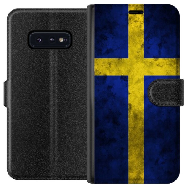 Samsung Galaxy S10e Lompakkokotelo Ruotsin Lippu
