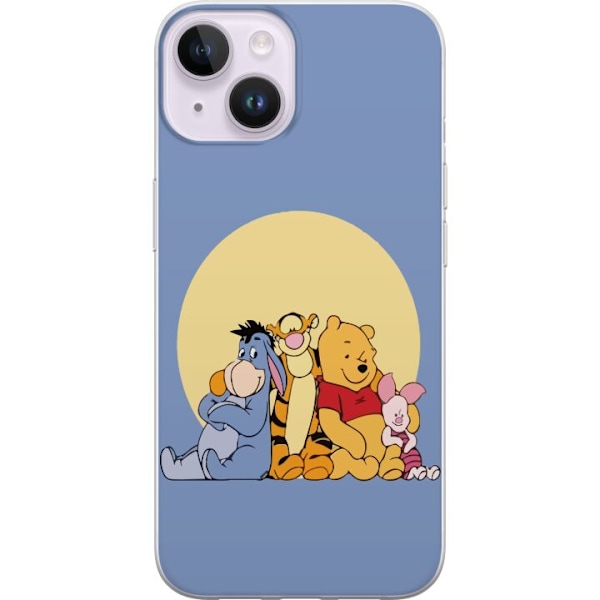 Apple iPhone 15 Plus Gennemsigtig cover Nalle Puh og venner