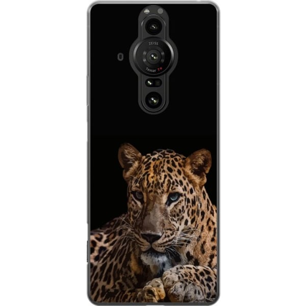 Sony Xperia Pro-I Läpinäkyvä kuori Leopard