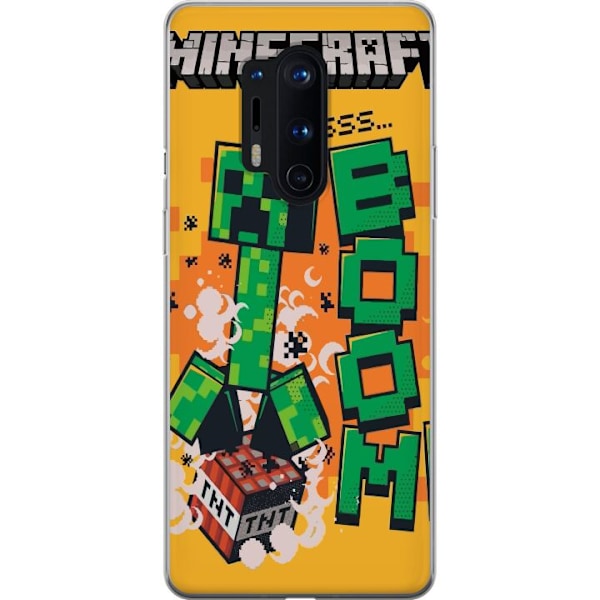 OnePlus 8 Pro Gennemsigtig cover Minecraft Boom