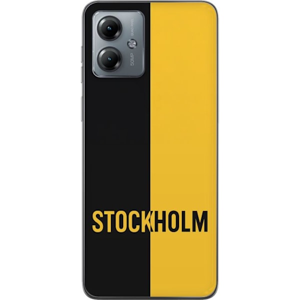 Motorola Moto G14 Gennemsigtig cover Stockholm – fodbold
