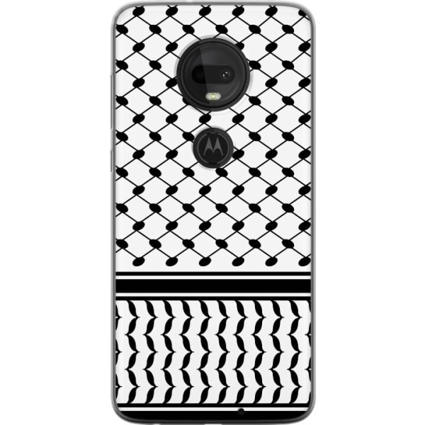 Motorola Moto G7 Läpinäkyvä kuori Keffiyeh-malli