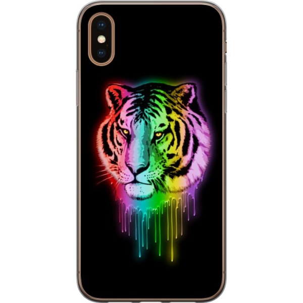 Apple iPhone X Cover / Mobilcover - Tiger