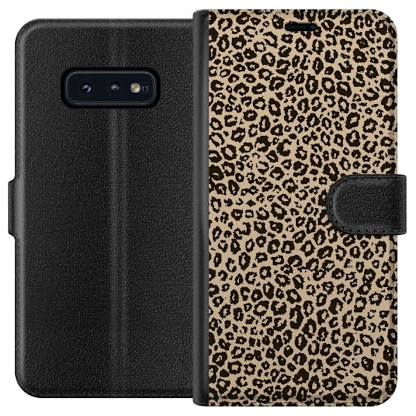 Samsung Galaxy S10e Lommeboketui Leopardskisse