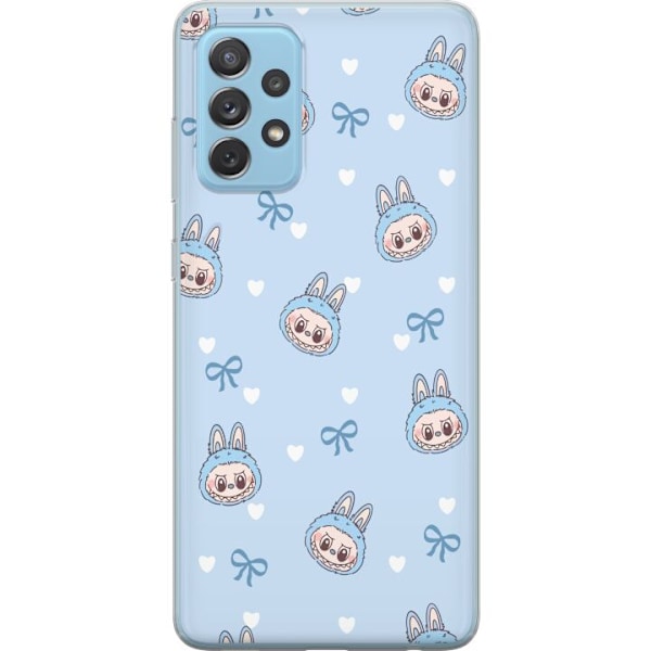 Samsung Galaxy A52 5G Läpinäkyvä kuori Labubu Tuli Henki