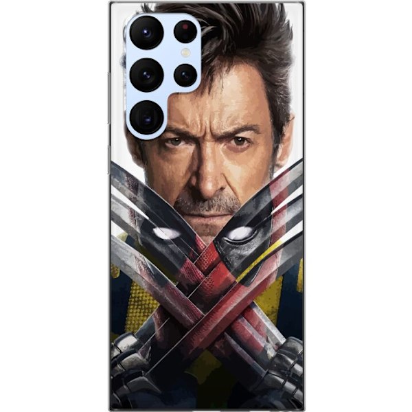 Samsung Galaxy S22 Ultra 5G Läpinäkyvä kuori Deadpool & Wolverine