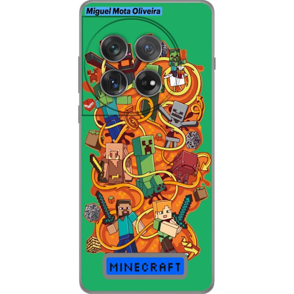 OnePlus 12 Genomskinligt Skal Minecraft