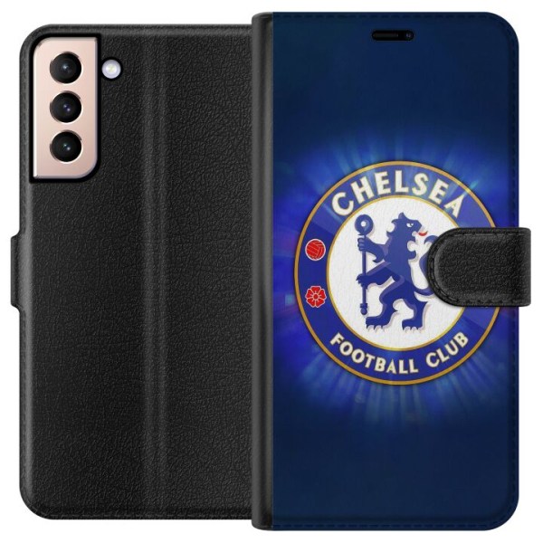 Samsung Galaxy S21 Lompakkokotelo Chelsea Jalkapallo