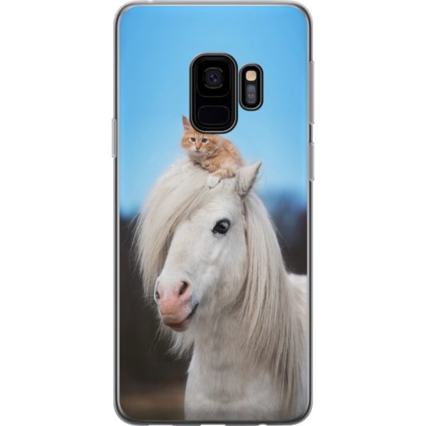 Samsung Galaxy S9 Deksel / Mobildeksel - Hest & Katt
