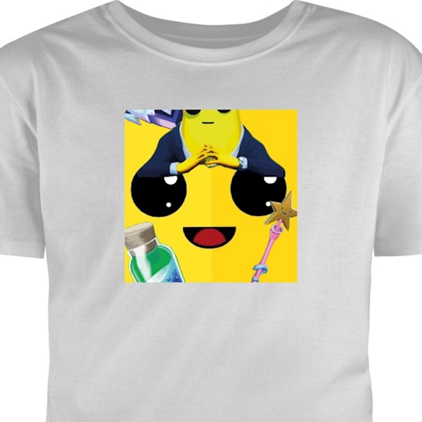 T-shirt til Voksen | Klassisk Voksen T-shirt Fortnite grå M