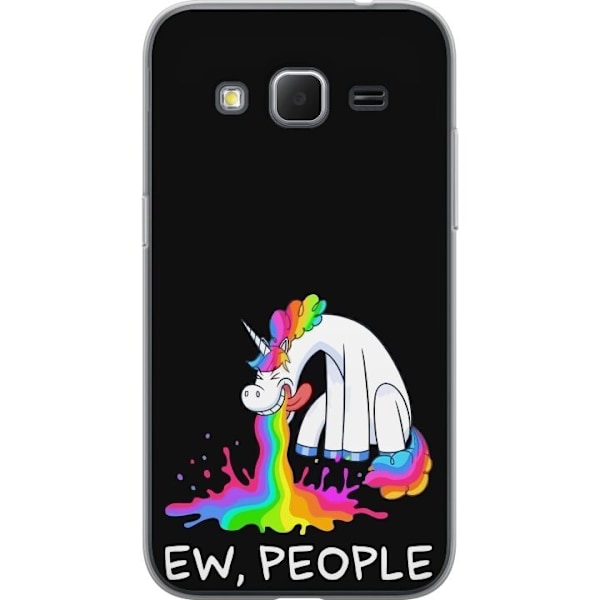 Samsung Galaxy Core Prime Genomskinligt Skal EW People Unicorn