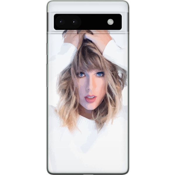 Google Pixel 6a Läpinäkyvä kuori Taylor Swift