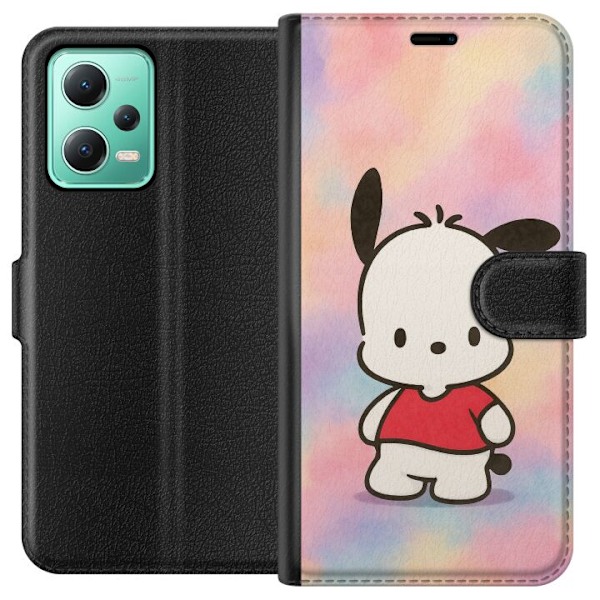 Xiaomi Redmi Note 12 Lompakkokotelo Kawaii Sanrio Pochacco
