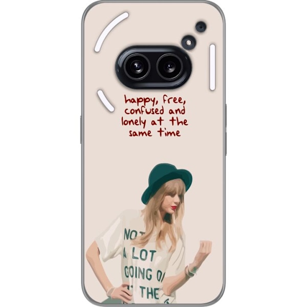 Nothing Phone (2a) Genomskinligt Skal Taylor Swift 22