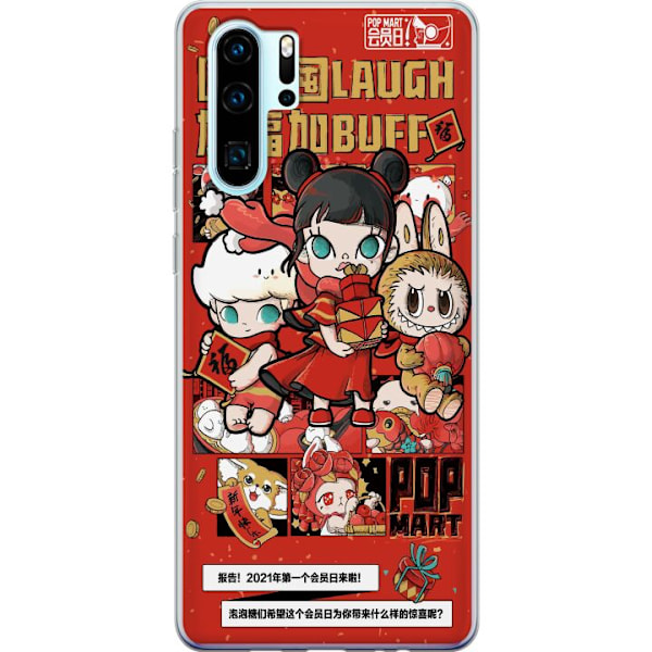 Huawei P30 Pro Genomskinligt Skal Pop Mart buff