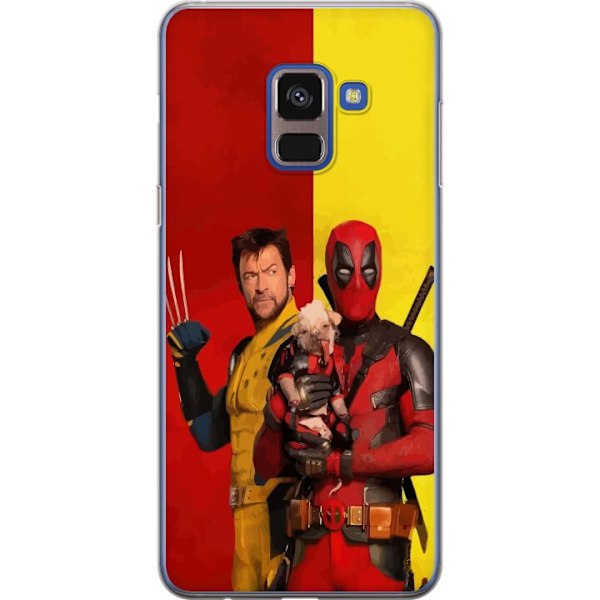 Samsung Galaxy A8 (2018) Genomskinligt Skal Deadpool & Wolveri