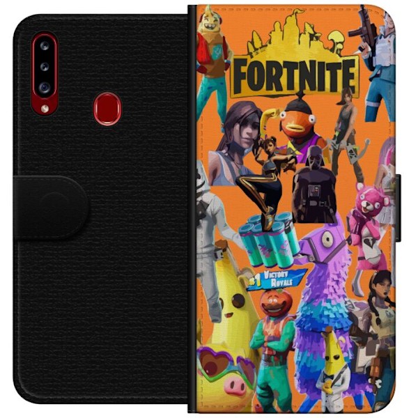 Samsung Galaxy A20s Plånboksfodral Fortnite