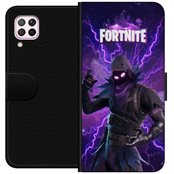 Huawei P40 lite Lompakkokotelo Fortnite Raven