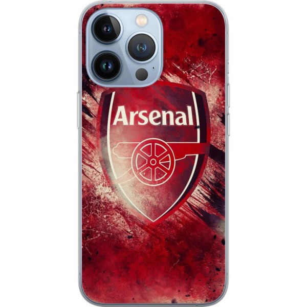 Apple iPhone 13 Pro Gjennomsiktig deksel Arsenal Fotball