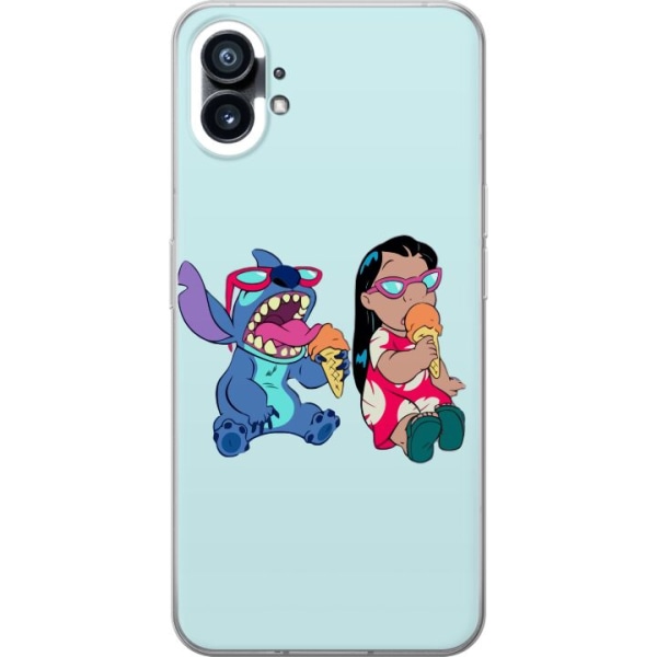 Nothing Phone (1) Gennemsigtig cover Lilo & Stitch