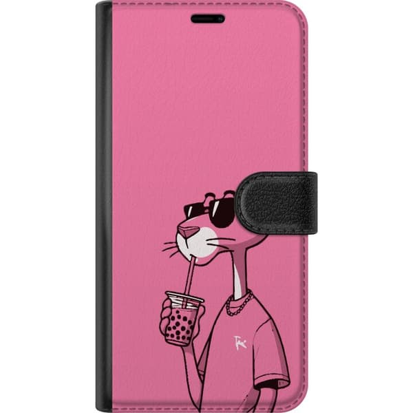 Kompatibelt Plånboksfodral till Apple iPhone 13 Pro Max Pink Panter Drink