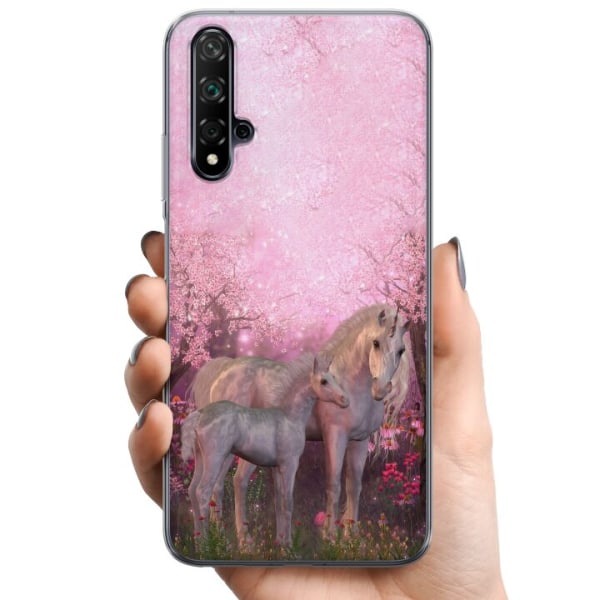 Huawei nova 5T TPU Mobildeksel Unicorn