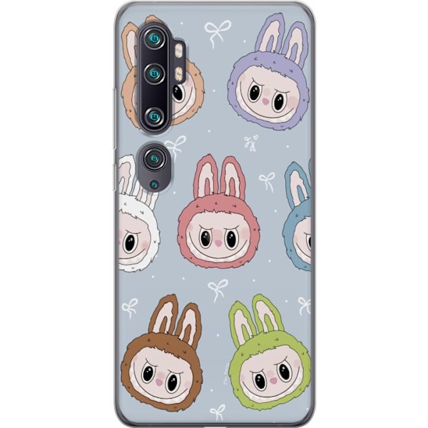 Xiaomi Mi Note 10 Gjennomsiktig deksel Pastel Labubu