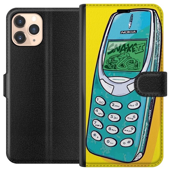 Apple iPhone 11 Pro Plånboksfodral Nokia 3310, Snake 2